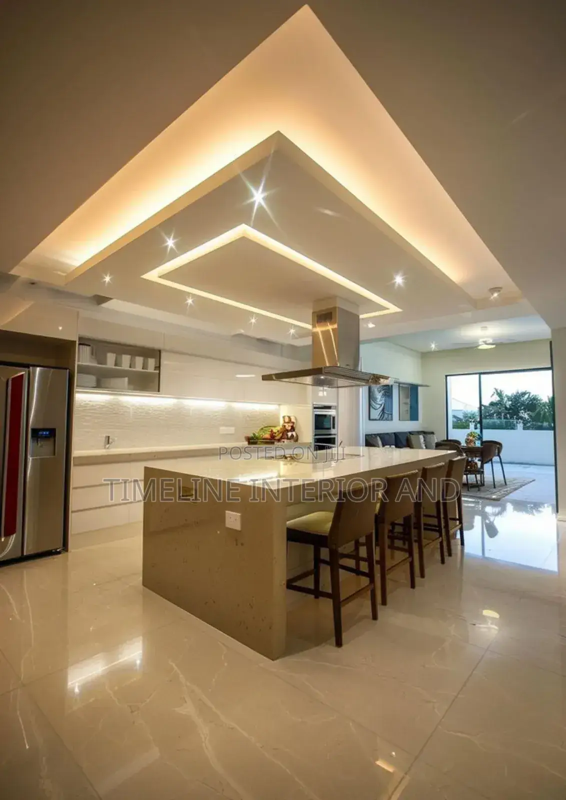 Elegant Gypsum Ceiling Works
