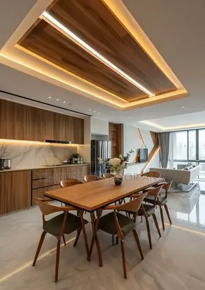 Modern PVC and Gypsum Ceiling Works.