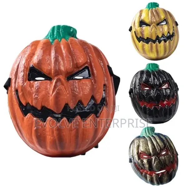 Halloween Horror Pumpkin Head Mask
