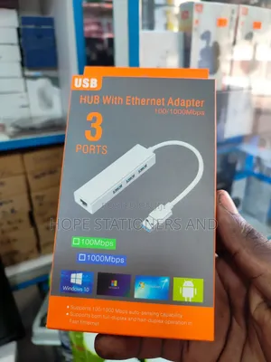 Usb Hub 3.0 With Ethernet Port