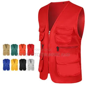 Press, Camping, Sleeveless, Fishing Double Pocket, Picnic