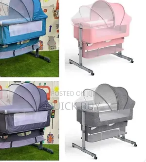 Modern Super Luxurious 3in 1 Bedside Bassinet Crib With Nets