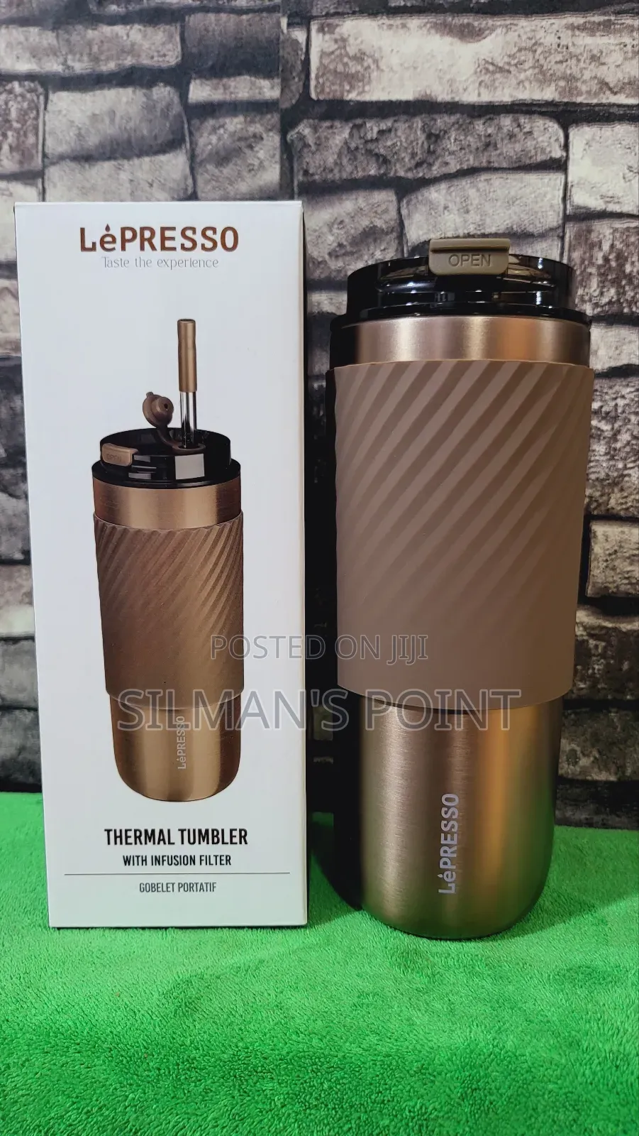 Lepresso Gold Thermal Tumbler