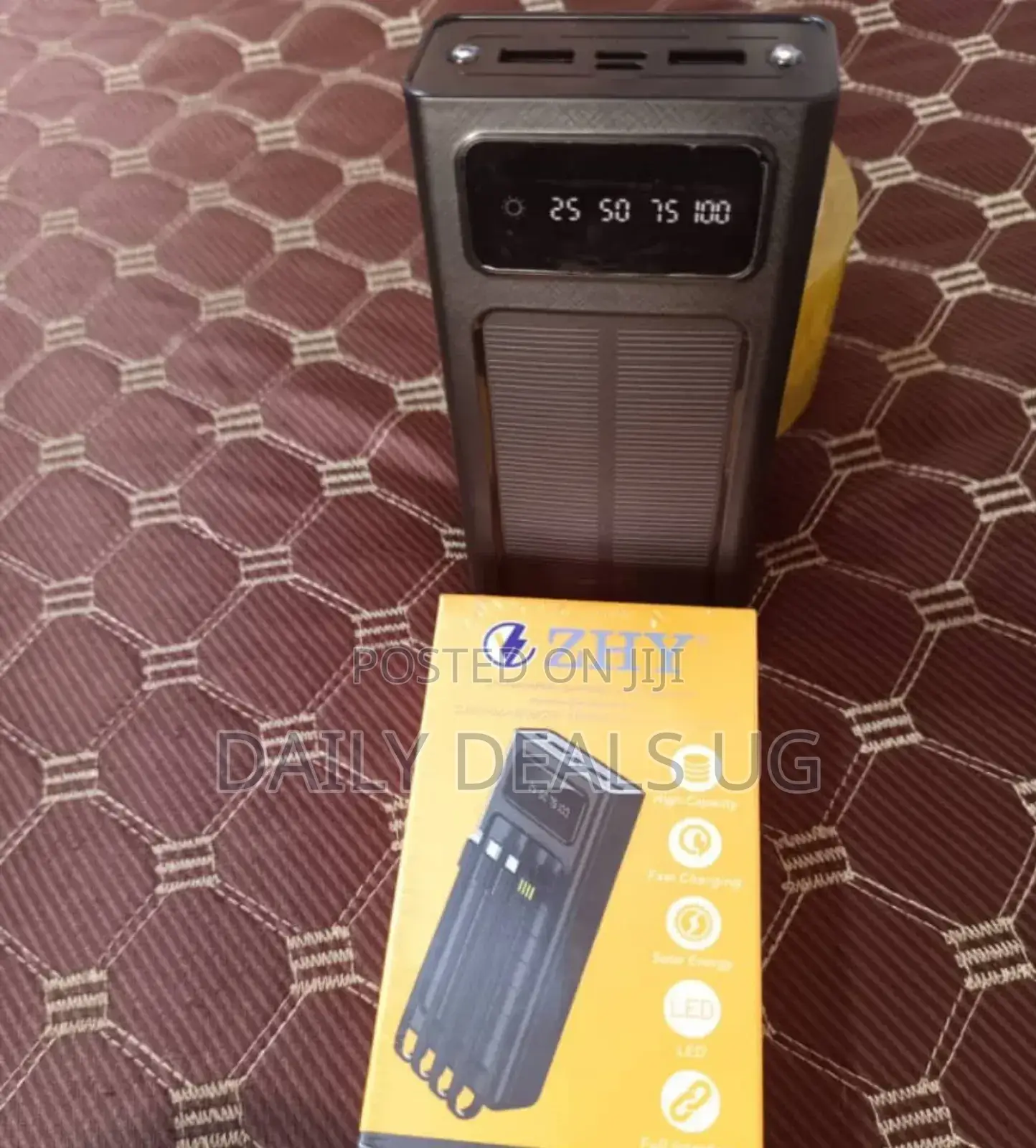 Black Rechargeable ZHY Power Bank