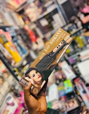 Multifunctional Hair Straightening Brush Comb 2 In1wavy Hair