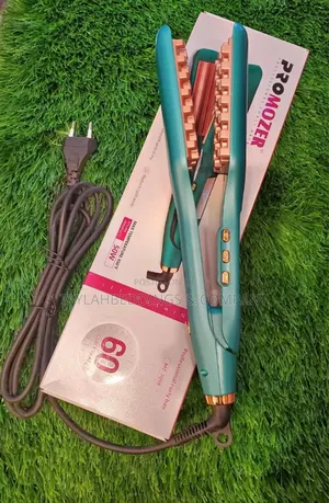 Corn Clip Curling Straightener Heat Styling Iron Brush