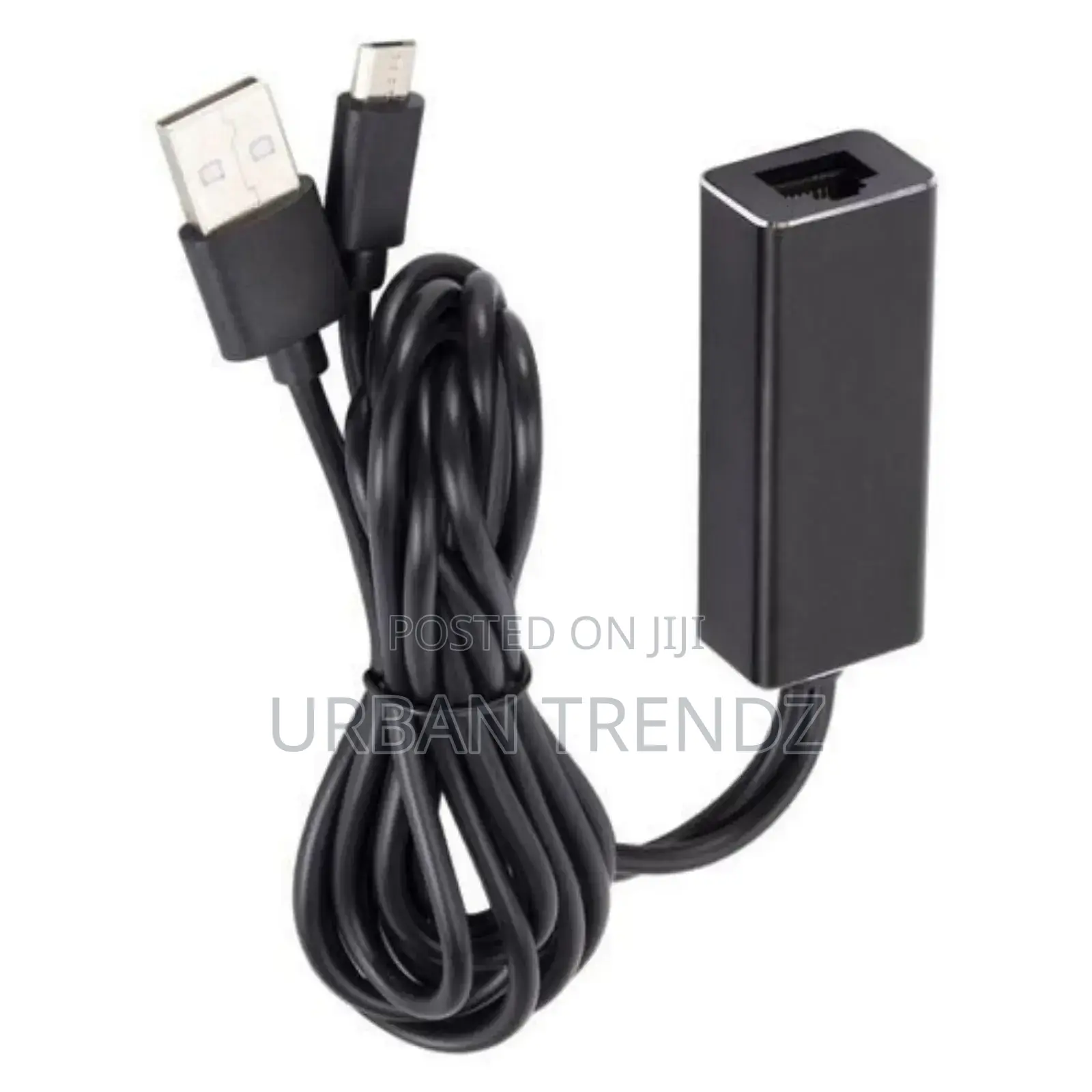 Ethernet Network Adapter Micro USB2.0 to RJ45 for Fire TV
