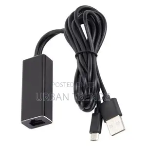 Ethernet Network Adapter Micro USB2.0 to RJ45 for Fire TV