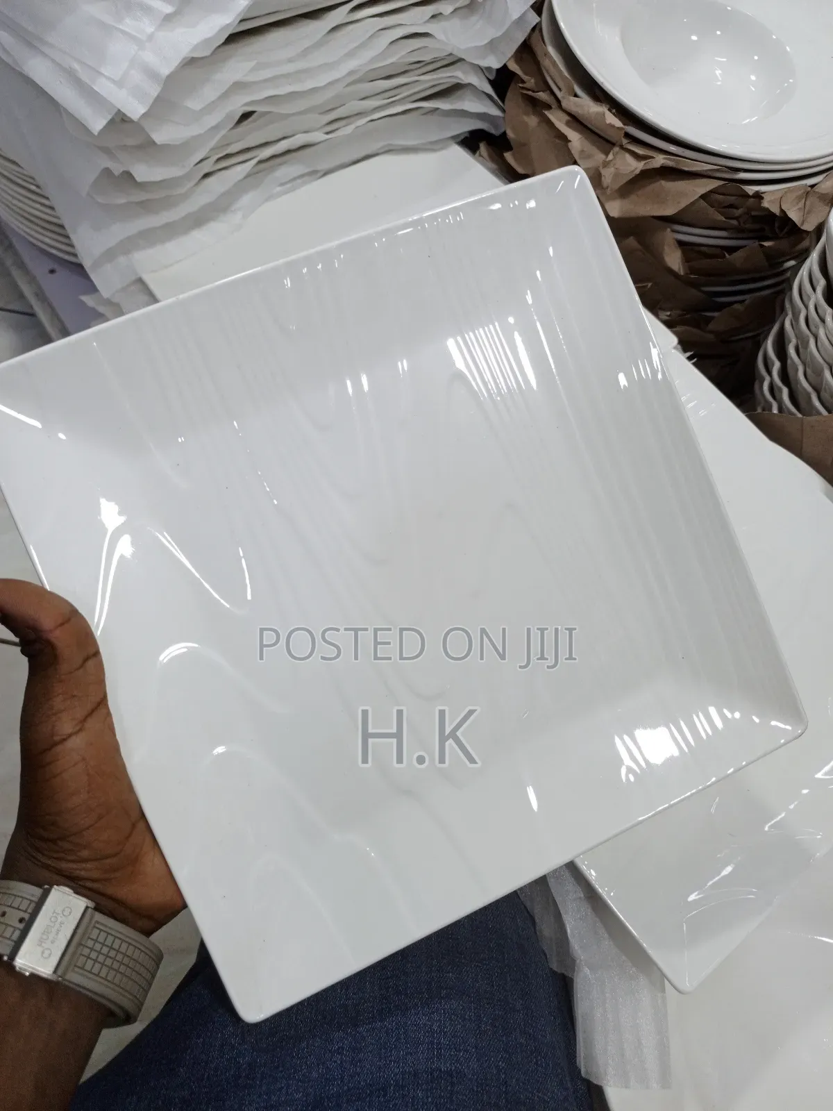 6pcs Square Dinner Plates
