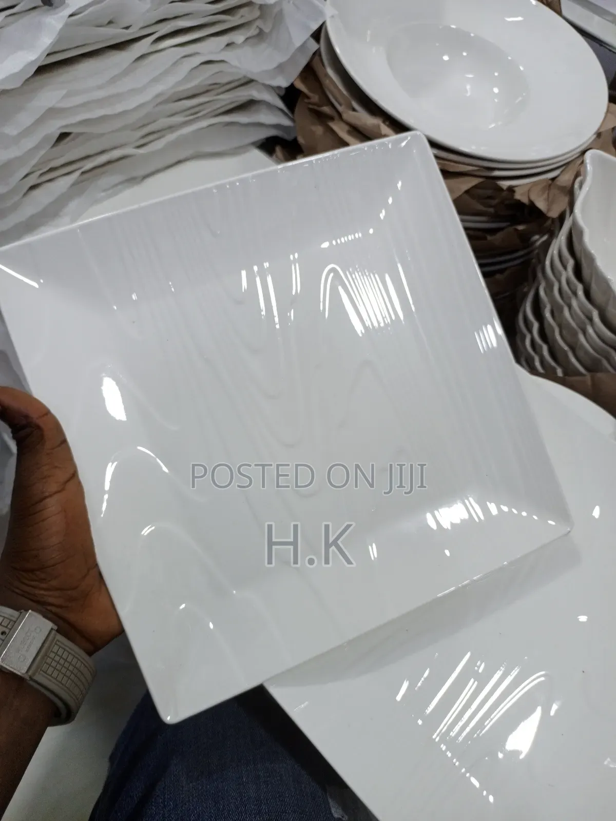 6pcs Square Dinner Plates