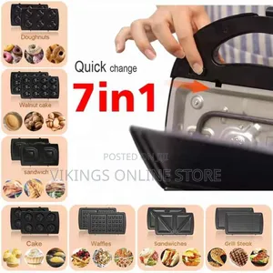 SONIFER 1pc Sonifer Plug-in Type 7-in-1 Sandwich Maker