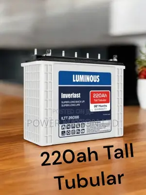 220ah 12v Luminous Tall Tubular Battery