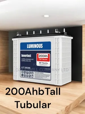 200ah 12v Luminous Tall Tubular Battery