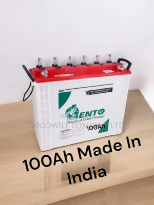 100ah 12v Lento Tall Tubular Battery