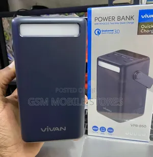 Vivian 50000mah VPB-B50 4 Output Fast Charging 65W