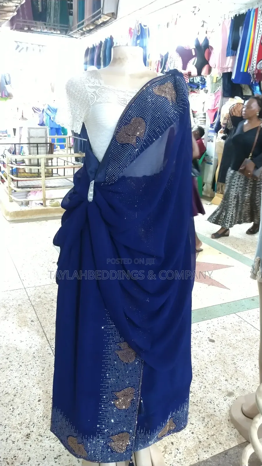 Dark Blue Silver Stone Mushanana