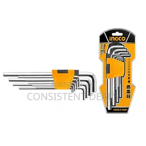 9pcs Ingco Hex Key Set