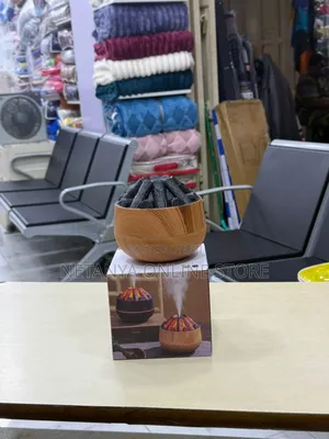 Simulated Charcoal Fire Aroma Humidifier