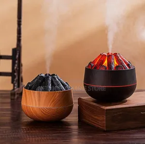 Simulated Charcoal Fire Aroma Humidifier