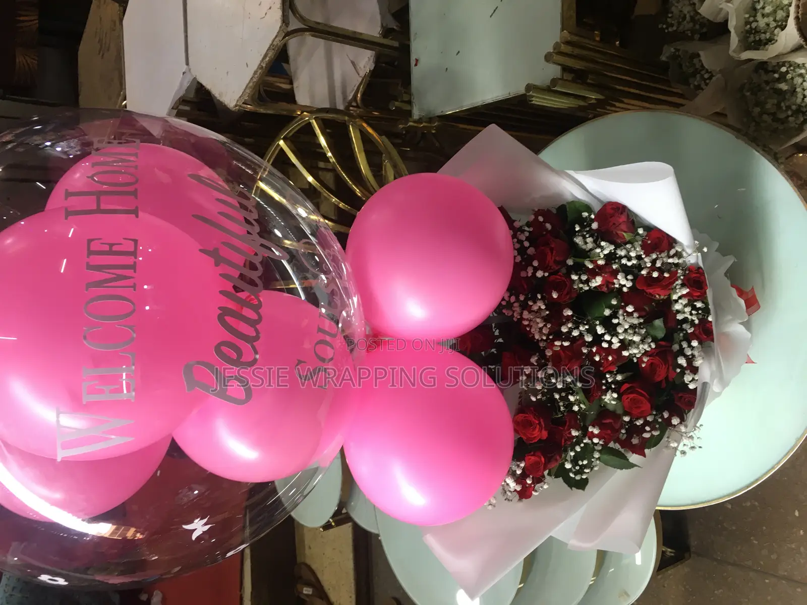 Jessie Wrapping Solutions and Flowers