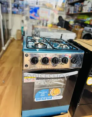 Saachi 3gas 1electric Cookers (50*50)Cm With Grill