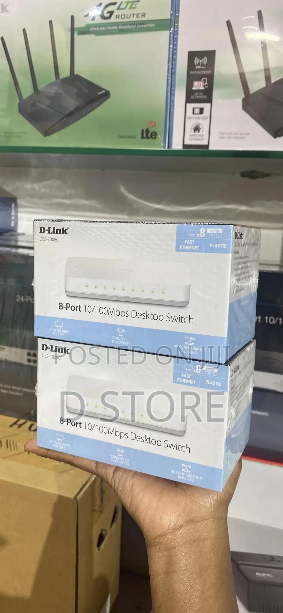 8 Port D-Link Desktop Switch