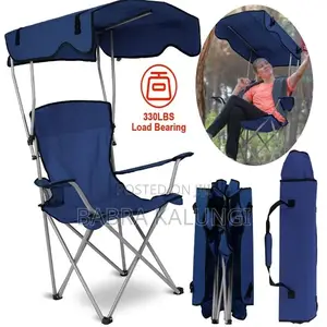 Beach Chair With Umbrella Comfortable Breathable Folding