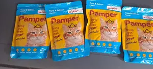 Pamper Tuna and Salmon 85g Cat Food