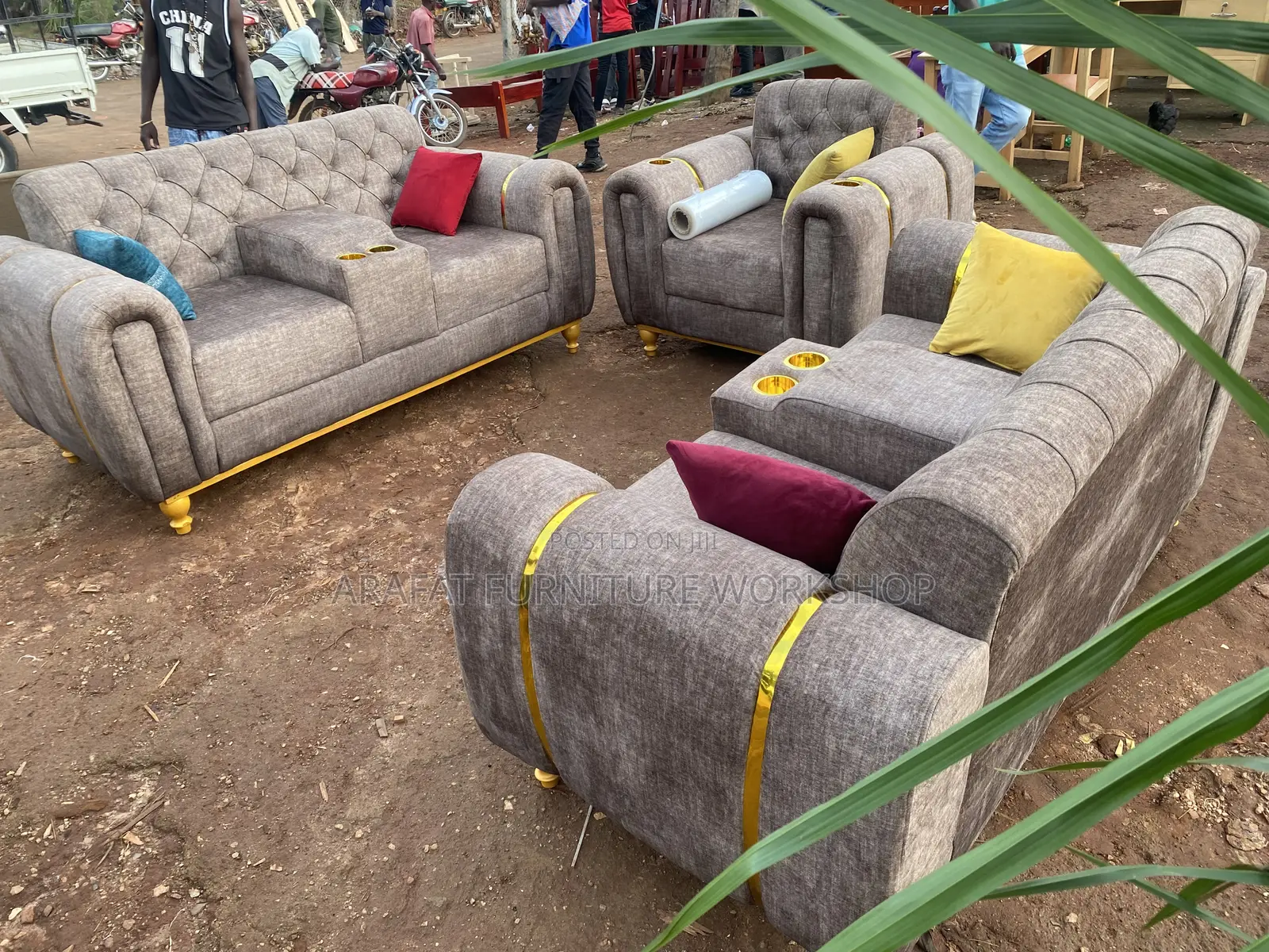 Modern Dutch Sofa Set Highdensity Foam