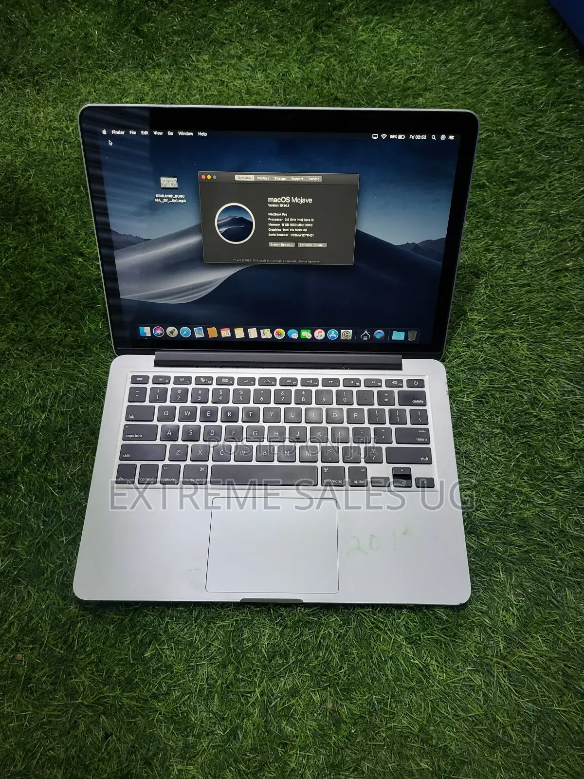 Laptop Apple MacBook Pro 2013 8GB Intel Core I5 SSD 128GB