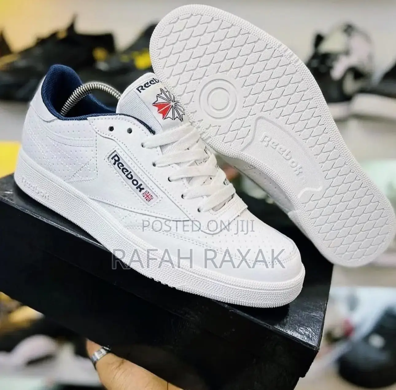 Original White Reebok Classic Leather Casual Sneakers