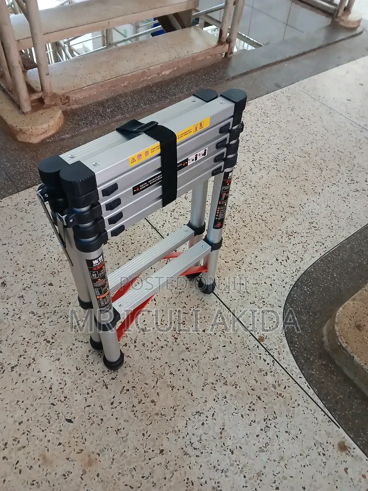 1.7mtrs Aluminium Folding a Shape Telescopic Ladder