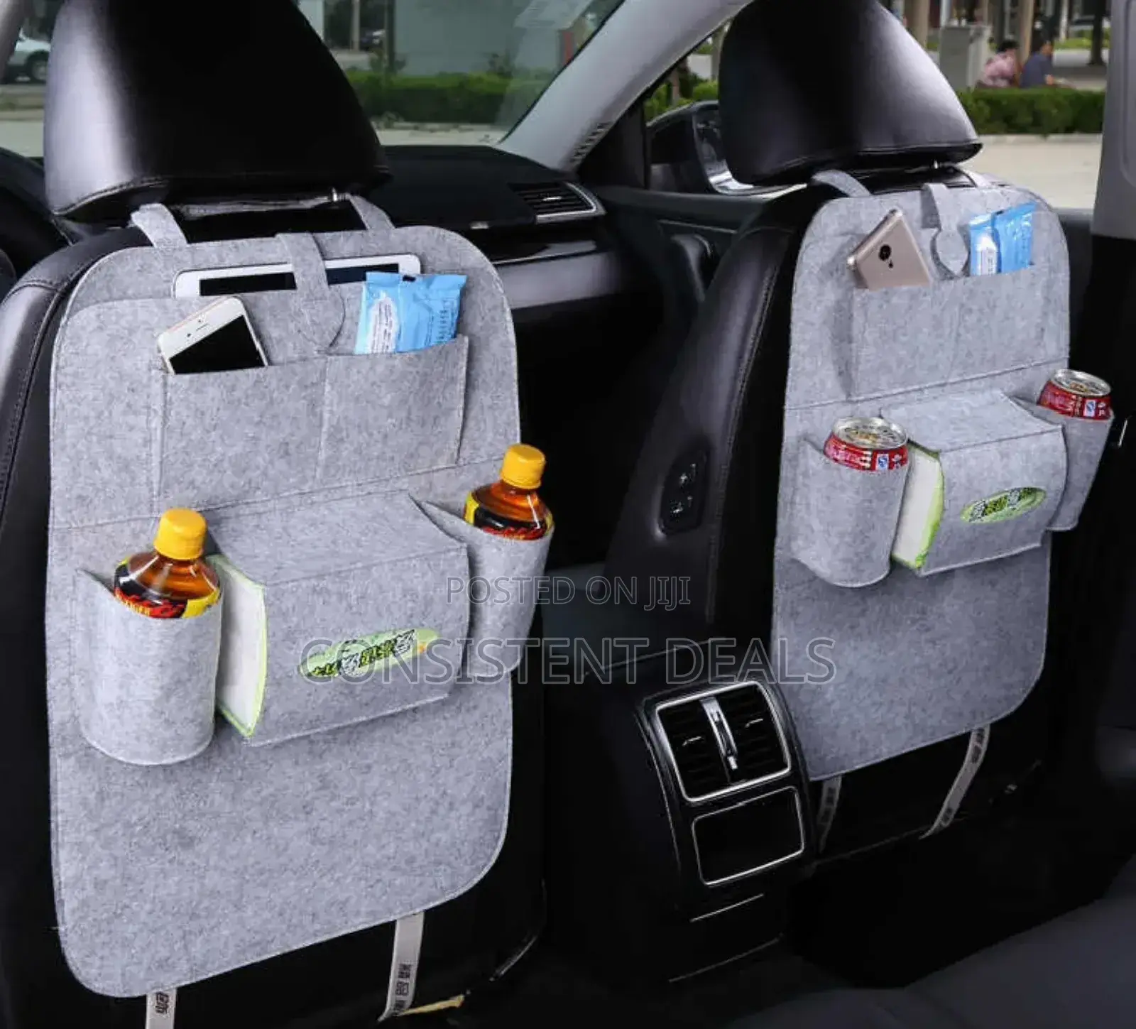 Pair Car Back Seat Storage Rack