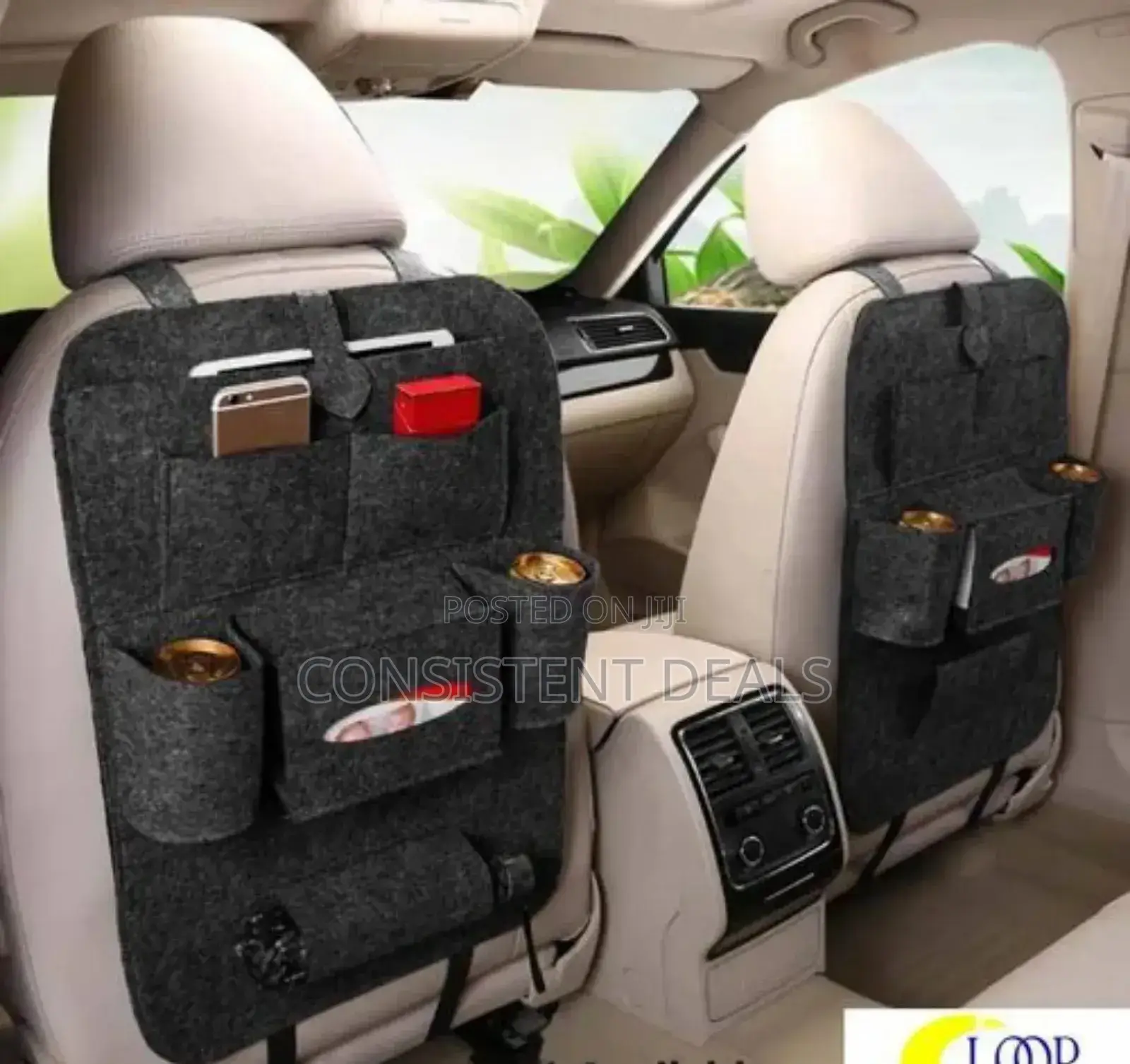 Car Back Seat Storage Organizer Rack