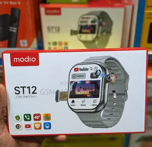 Modio ST12 Smartwatch 2.2" Full Screen Display 4G SIM Card