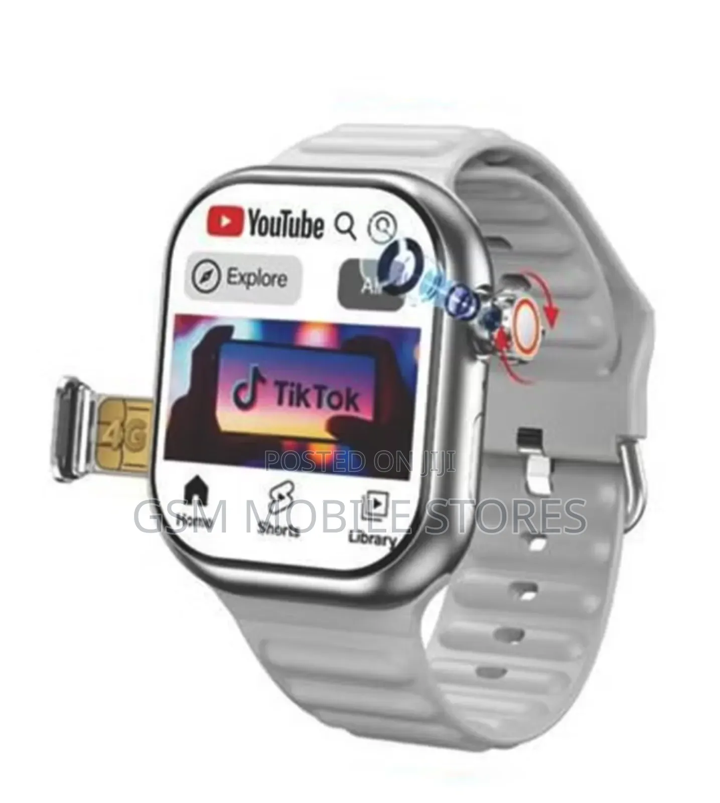Modio ST12 Smartwatch 2.2" Full Screen Display 4G SIM Card