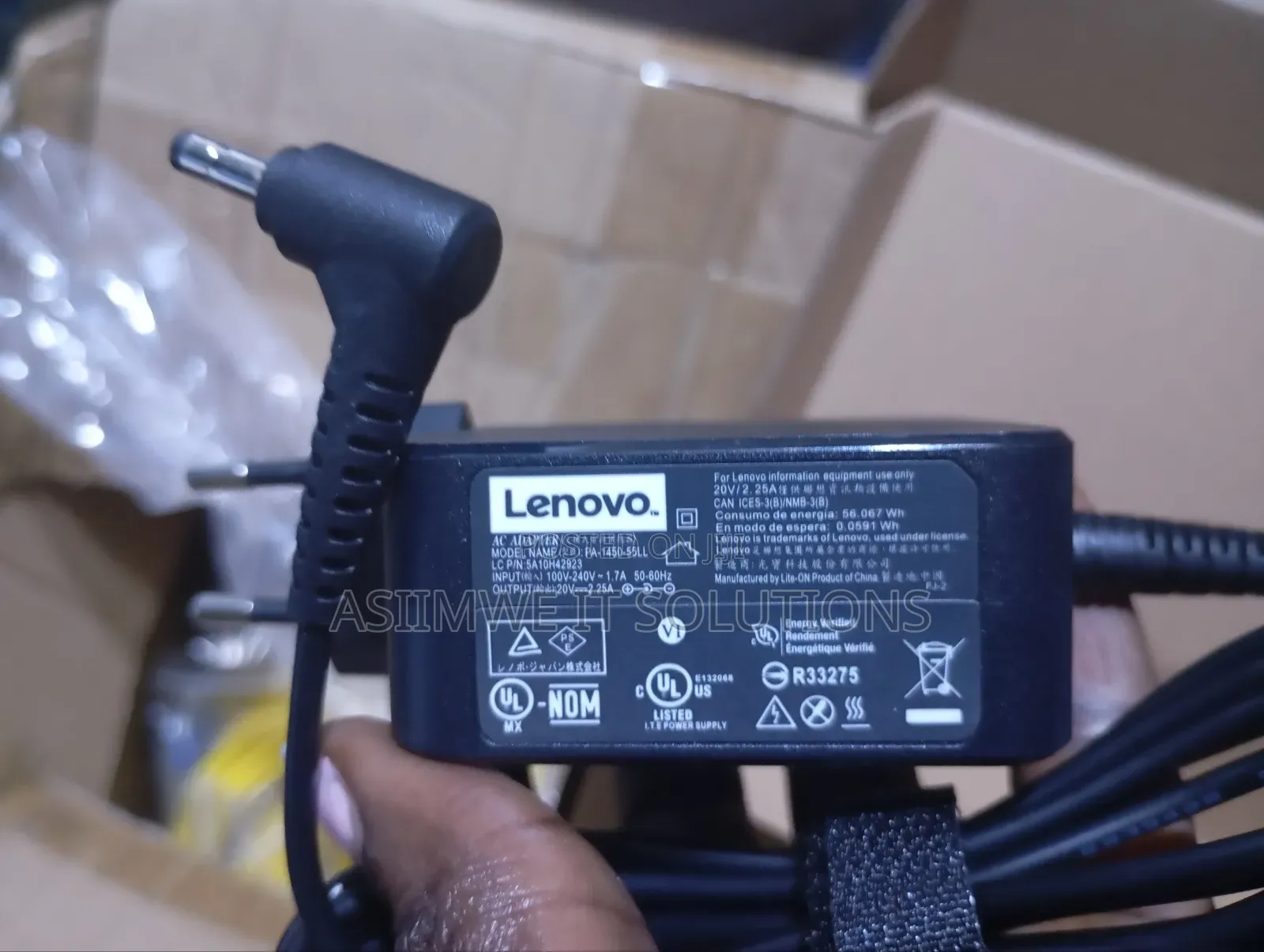 Lenovo 20v 2.25A Laptop Charger