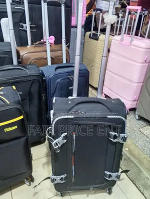 Original Cloth Suitcases. Medium. ( Black)
