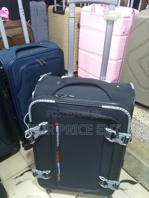 Original Cloth Suitcases. Medium. ( Black)