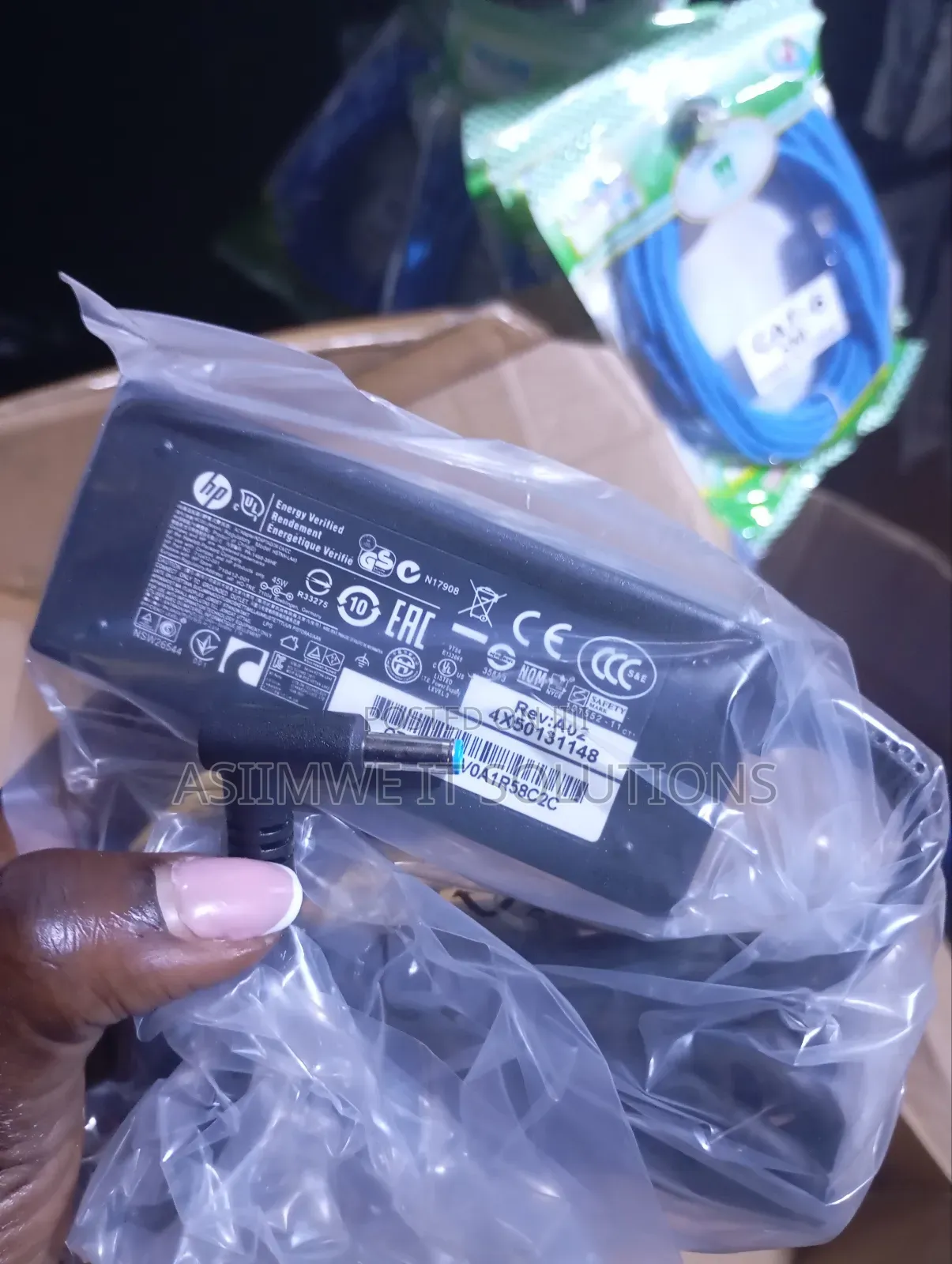 Hp Blue 45w Laptop Charger