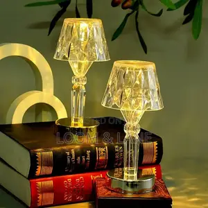 Led Crystal Table Lamp