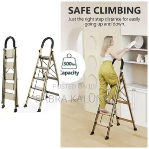 Portable 5 Step Ladder - Red