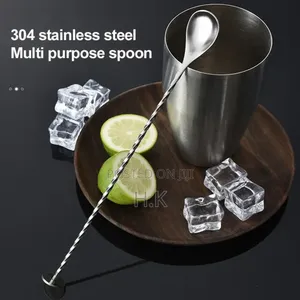 1pc Stainless Steel Cocktail Bar Spoon