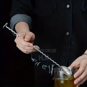 1pc Stainless Steel Cocktail Bar Spoon