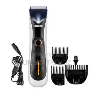 .Geepas Rechargeable Shaver and Trimmer -Black/Silver