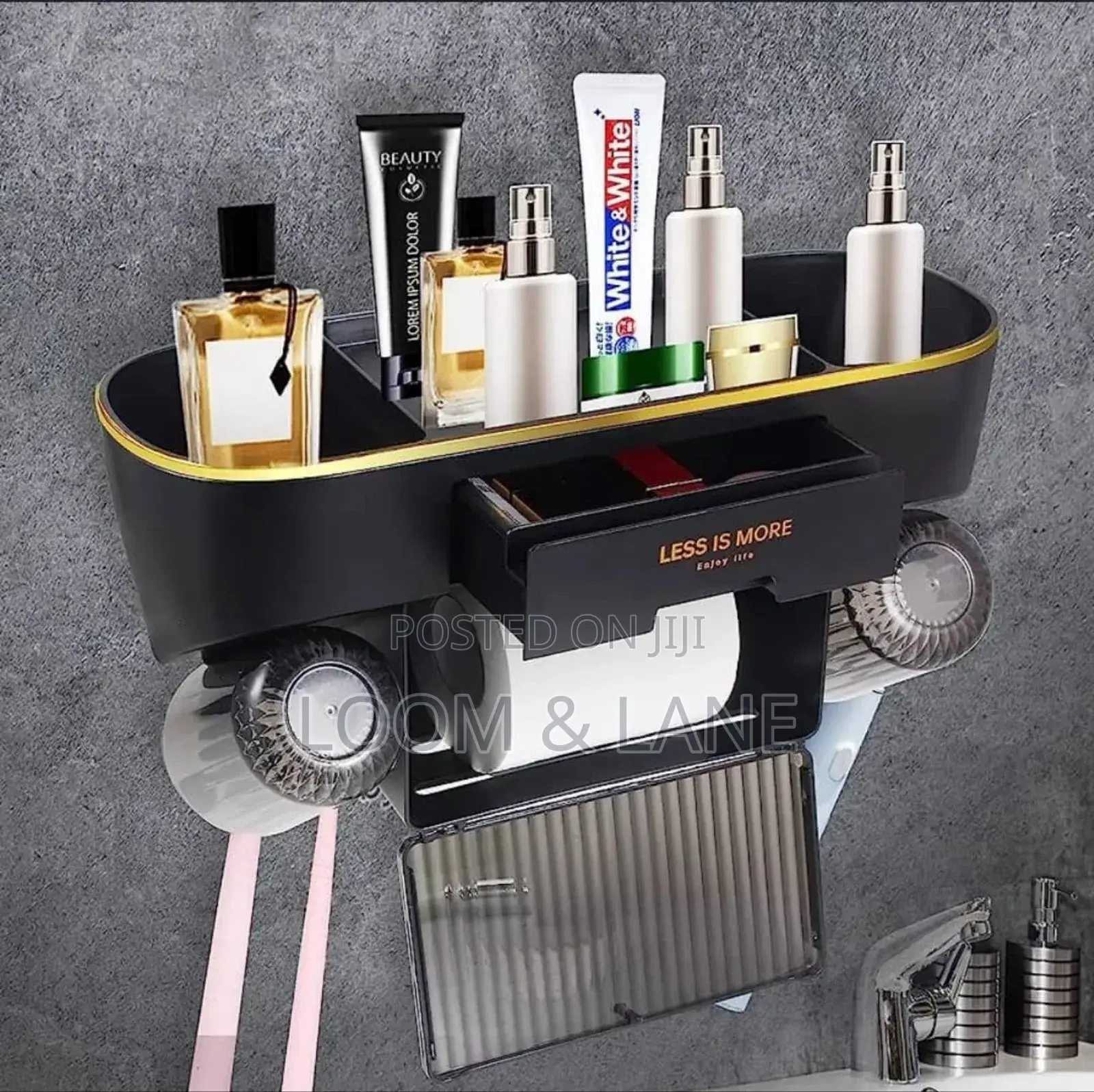Classy Unique Bathroom Organizer