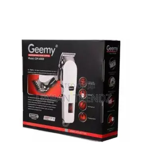 Geemy Rechargeable Hair Clipper Shaving Machine White