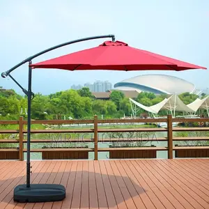 3meters Round Garden Sun Umbrella WTH 40ltrs Water Base