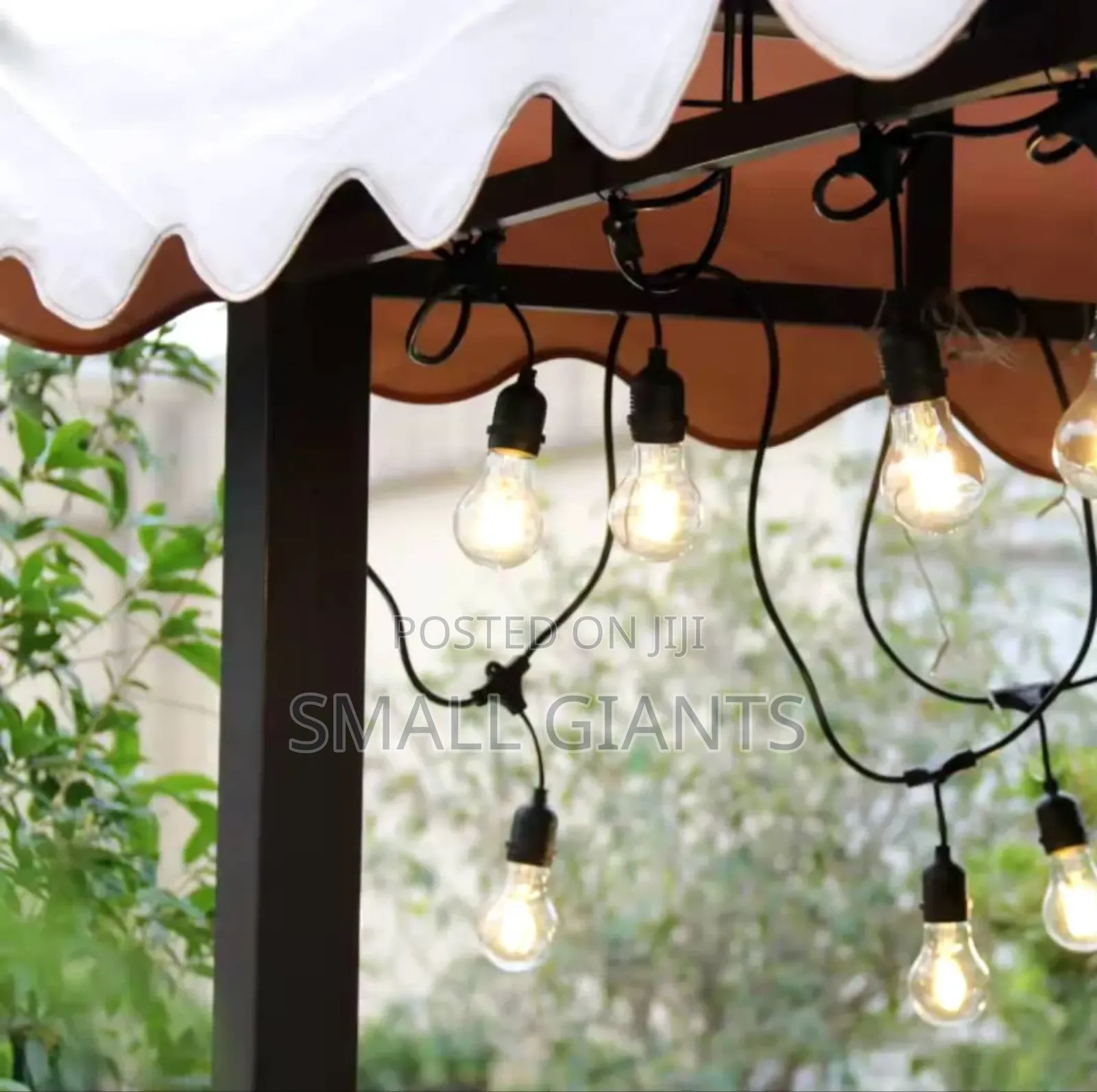 Waterproof 5mtrs Warm White Filament Outdoor String Bulbs