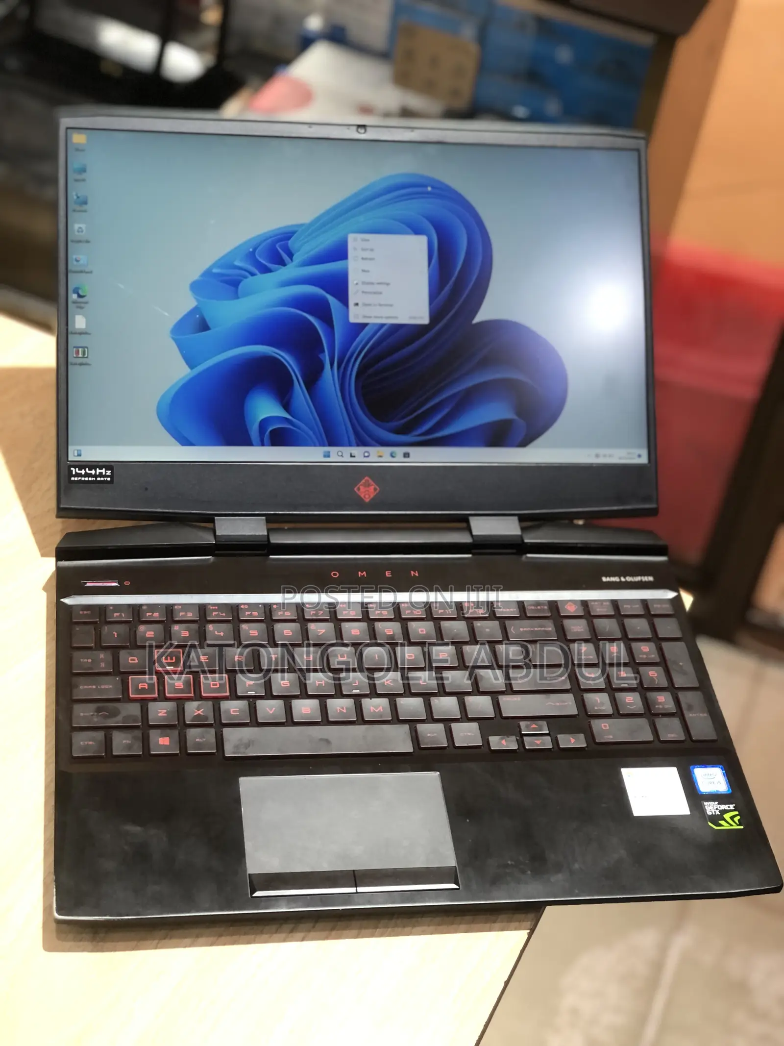 New Laptop HP Omen 15 16GB Intel Core I5 SSD 512GB
